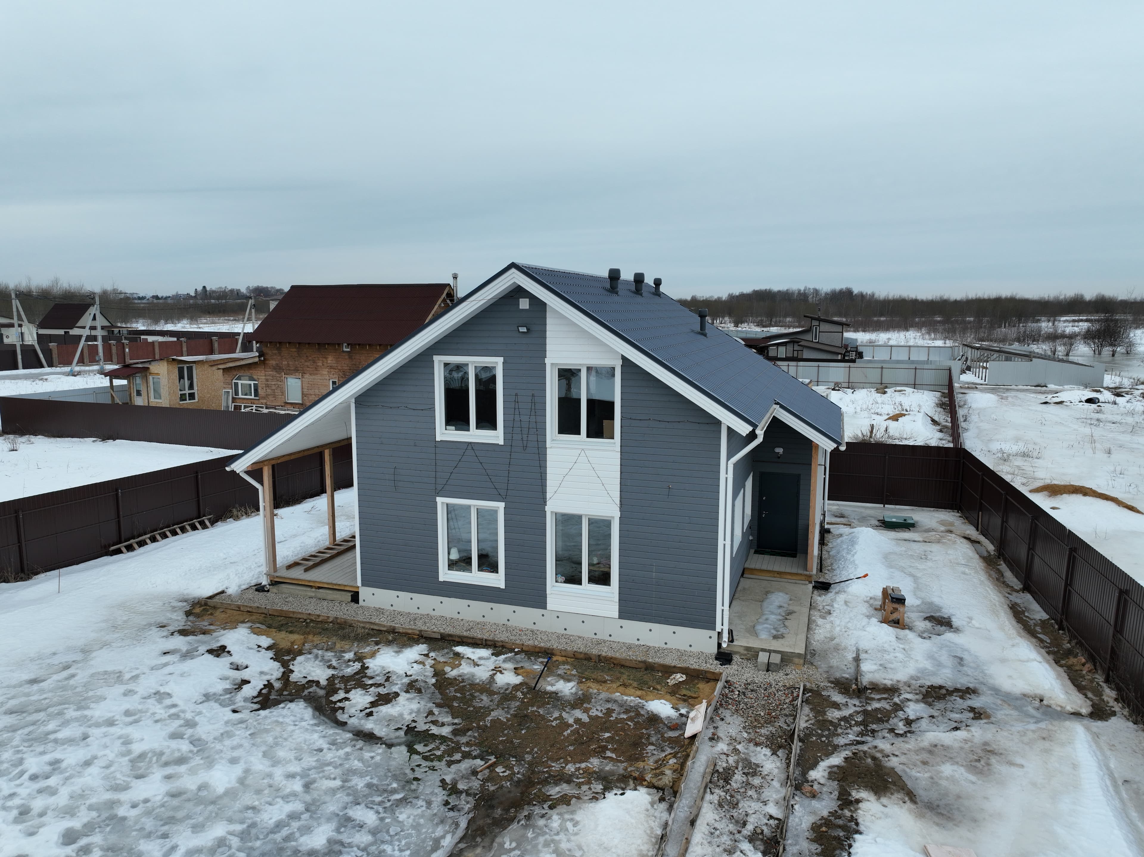 Каркасный дом 147 м² в Домодедовский г.о., построен компанией Норвилл — фото 2