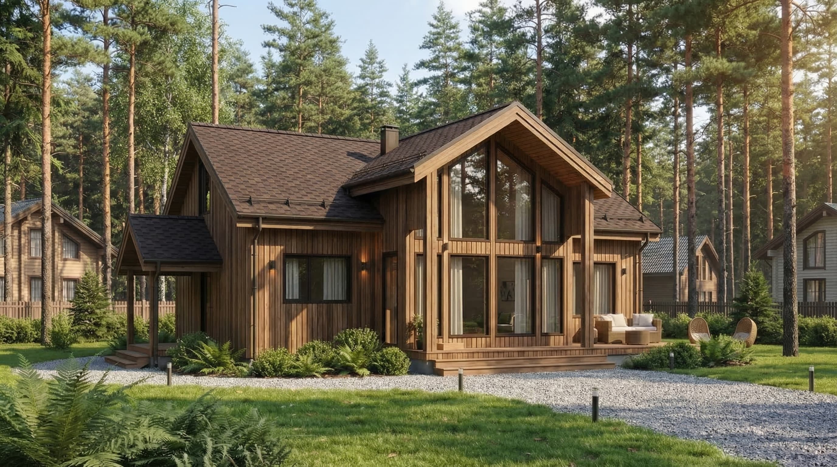 Белоозерский — фасад